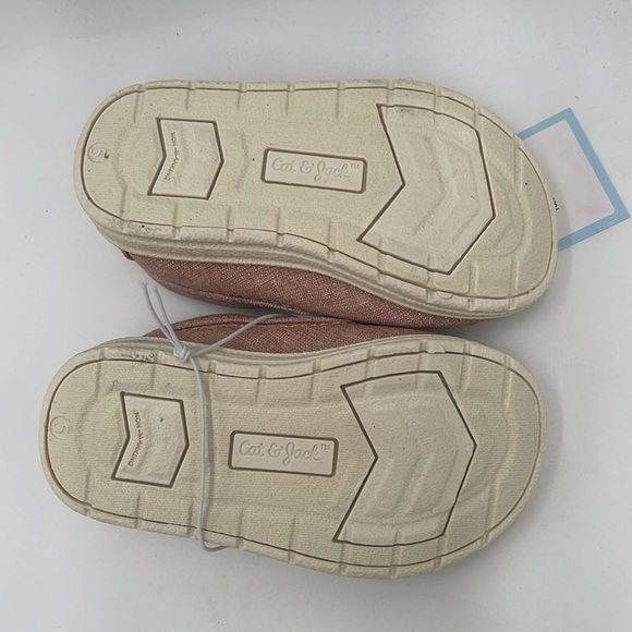 NWT Cat & Jack Kids Bobby Slip-On Sneakers Pink Size 5 - Picture 7 of 11